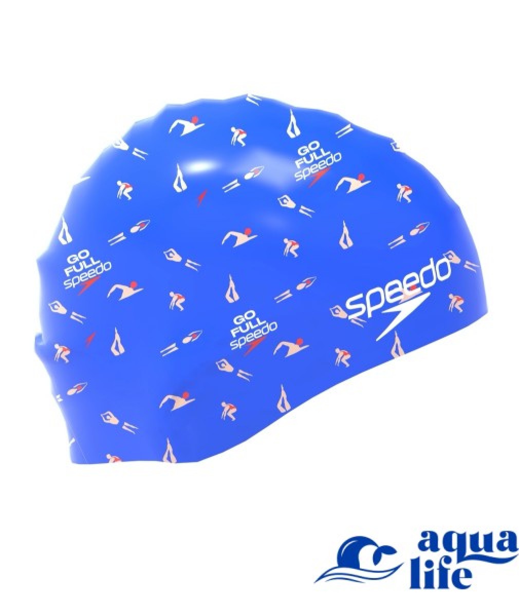 шапочка SLOGAN PRT CAP red Speedo зображення 4120 2