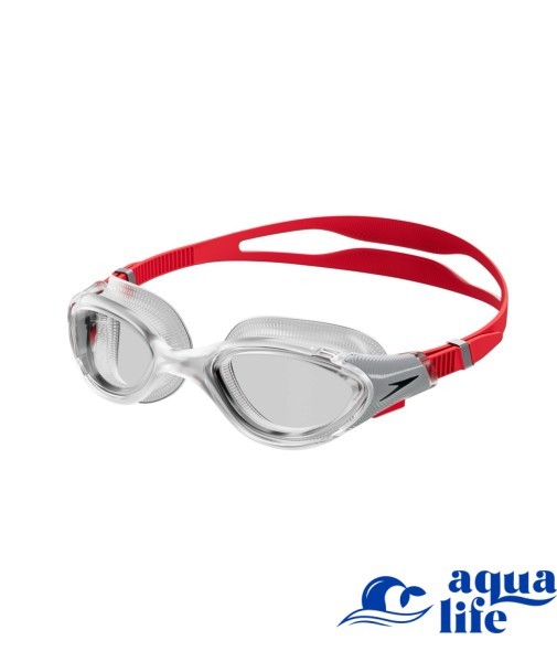 окуляри для плавання Speedo BIOFUSE 2.0 GOG AU ONE SIZE fed red-silver-clear 4153