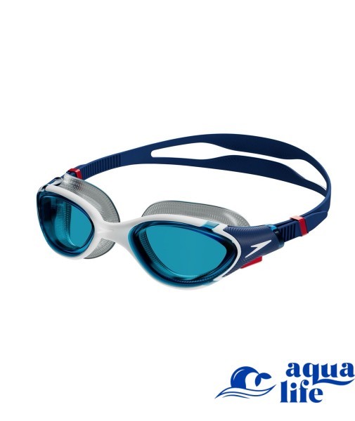 окуляри для плавання Speedo BIOFUSE 2.0 GOG AU ONE SIZE ammonite blue-white-red-blue 4154