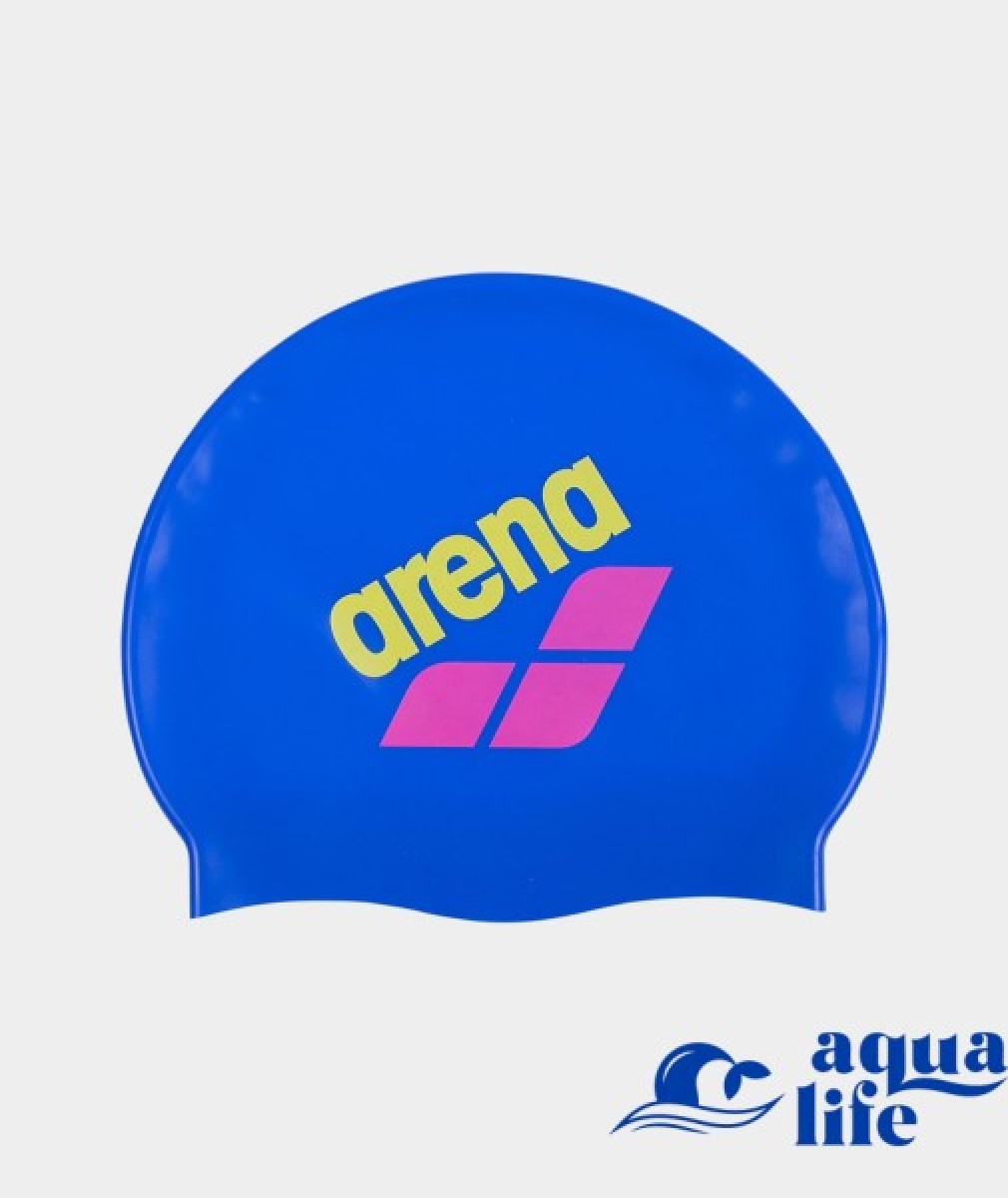 шапочка Big Logo neon-blue-shocking-pink-yellow Arena зображення 4160 1