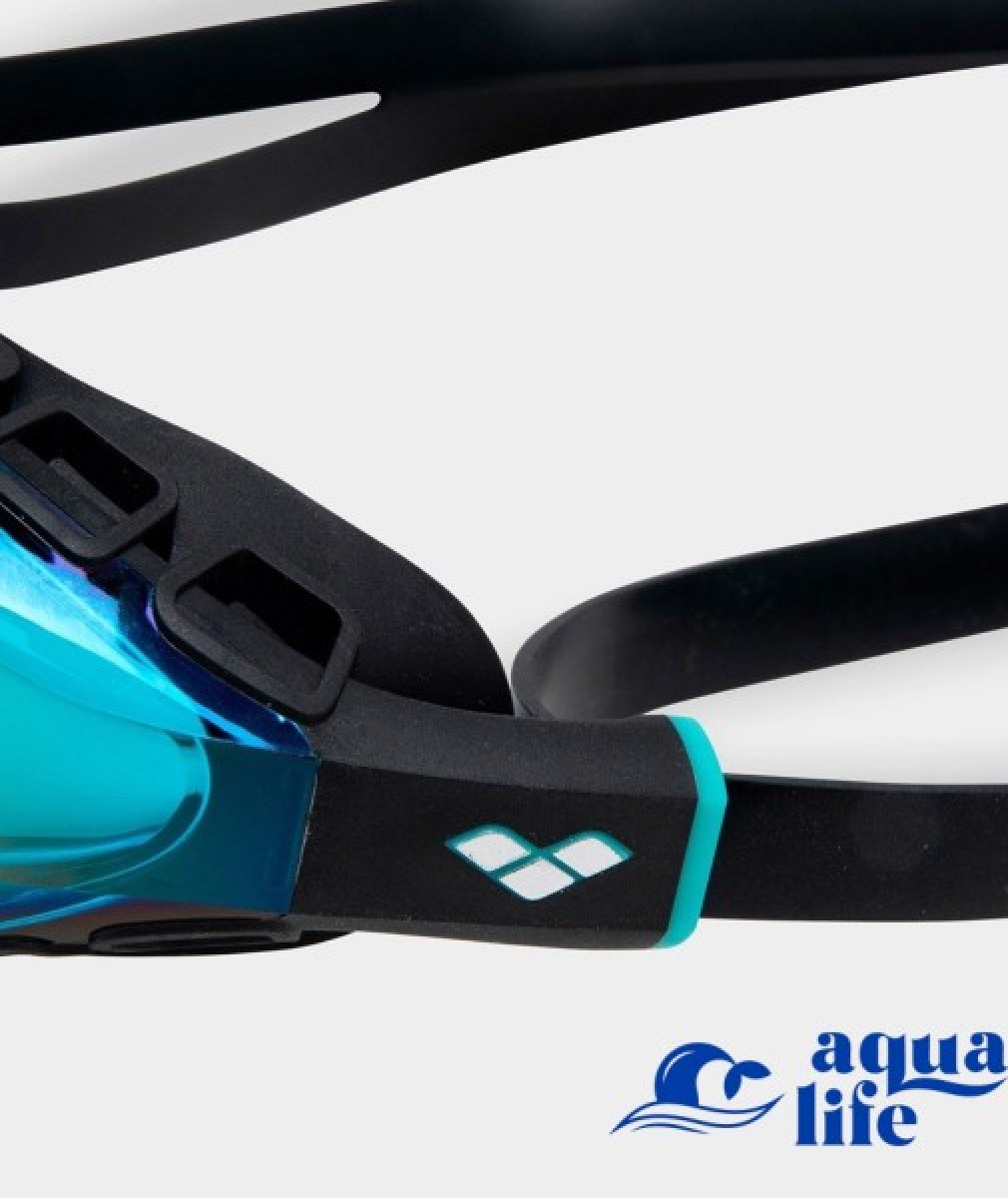 окуляри для плавання Air Sonic Mirror aqua-black Arena зображення 4163 4