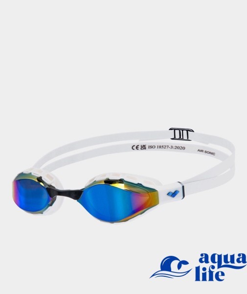 окуляри для плавання Arena Air Sonic Mirror blue-white 4165