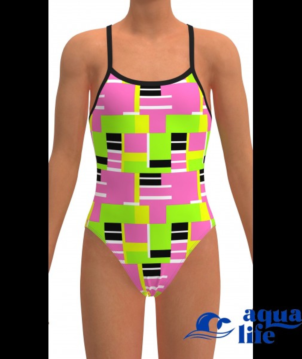 купальник для дівчинки Blocked Again Funkita зображення 4184 3