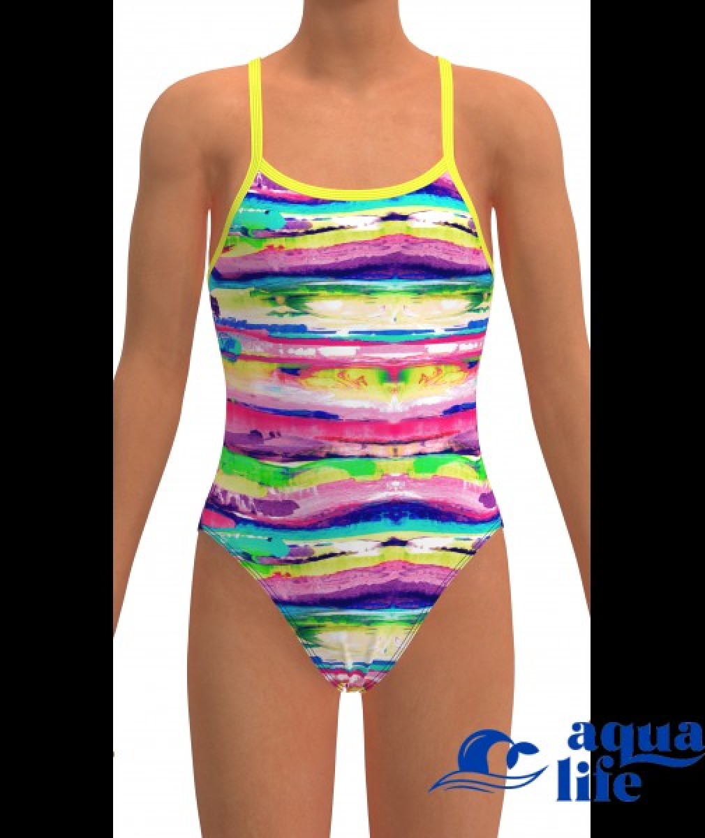 купальник для дівчинки Paint Patch Funkita зображення 4185 3