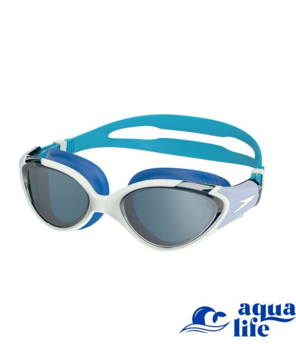 окуляри для плавання WOMENS BIOFUSE 2.0 MIRRORED GOGGLES SILVER Light Honeydew-Cobalt Speedo зображення 4215 1