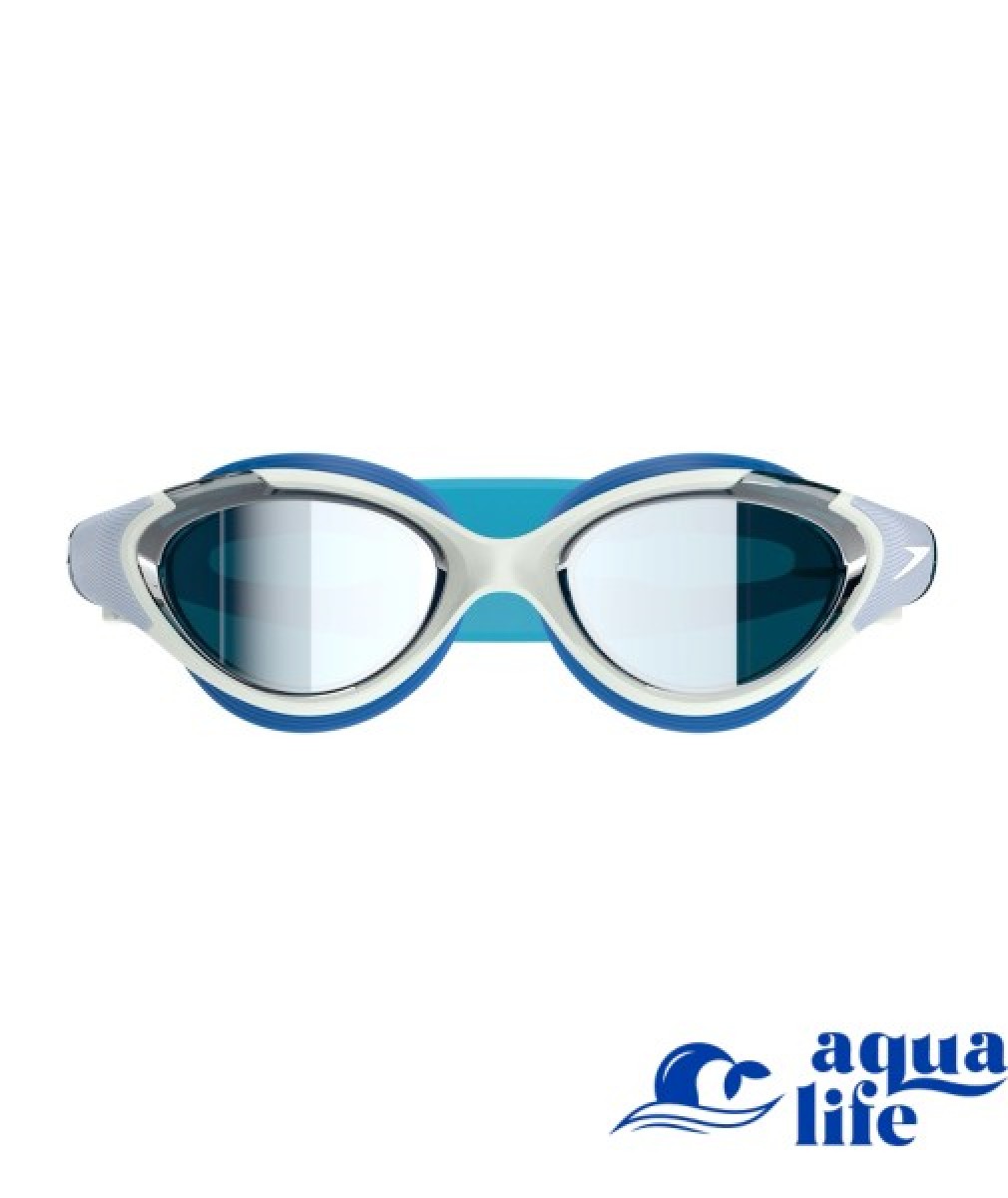 окуляри для плавання WOMENS BIOFUSE 2.0 MIRRORED GOGGLES SILVER Light Honeydew-Cobalt Speedo зображення 4215 3