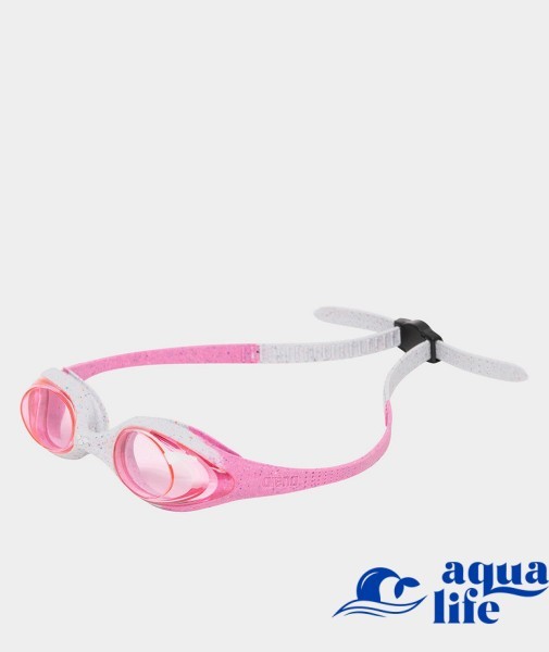окуляри для плавання Arena Spider Junior pink-grey-pink 4219