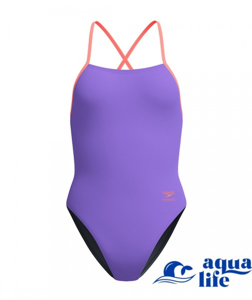 жіночий купальник Solid tie back blue-purple Speedo зображення 4419 1