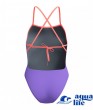 жіночий купальник Solid tie back blue-purple Speedo зображення 2