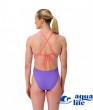 жіночий купальник Solid tie back blue-purple Speedo зображення 4