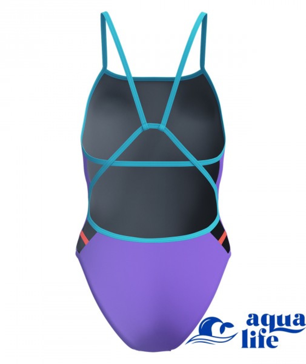 жіночий купальник FL SOLID TRI BACK AF blue-purple Speedo зображення 4421 2