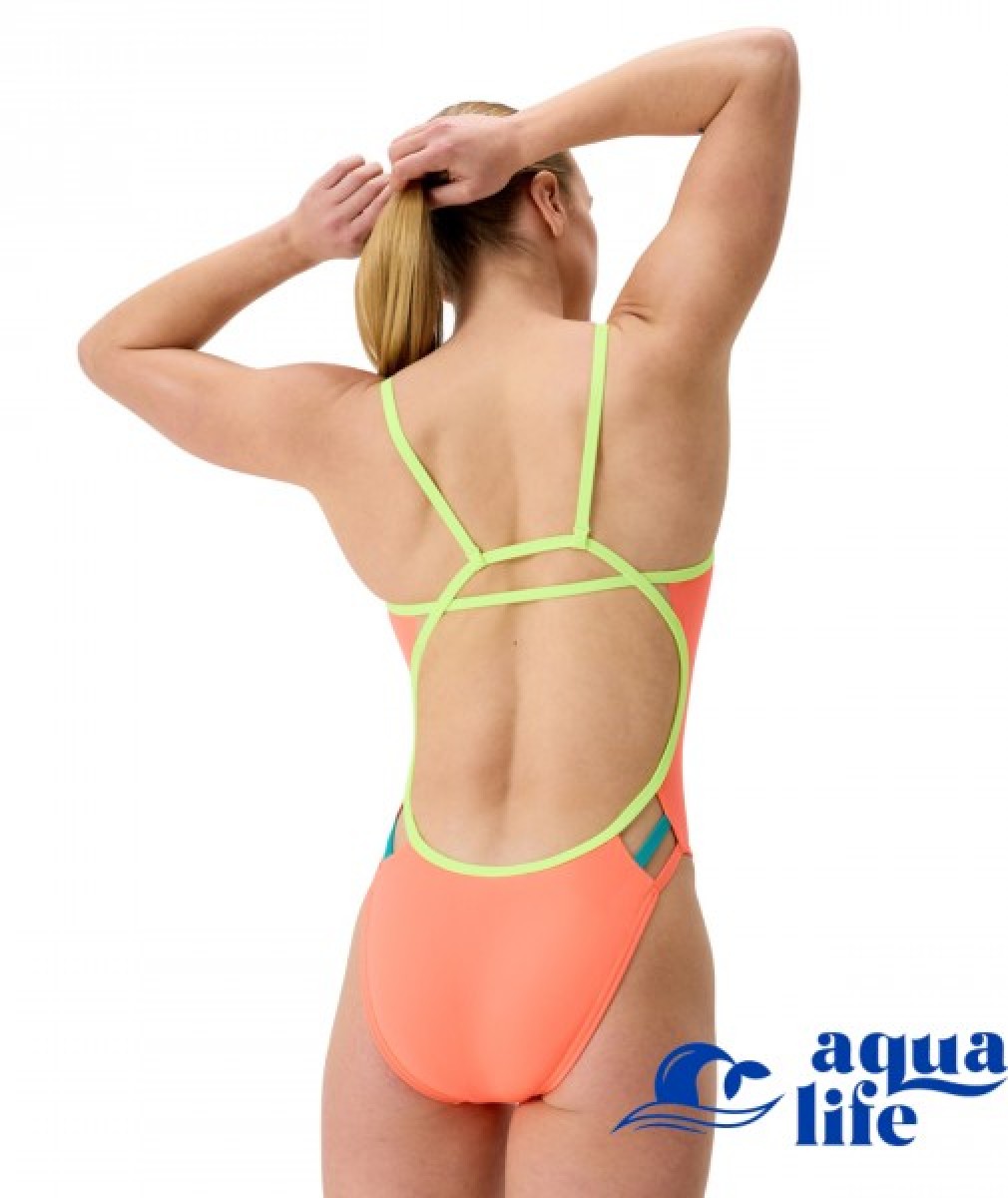 жіночий купальник FL SOLID TRI BACK AF orange Speedo зображення 4422 4