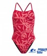 жіночий купальник FL PRINTED V-BACK 2.0 AF red-orange Speedo зображення 1