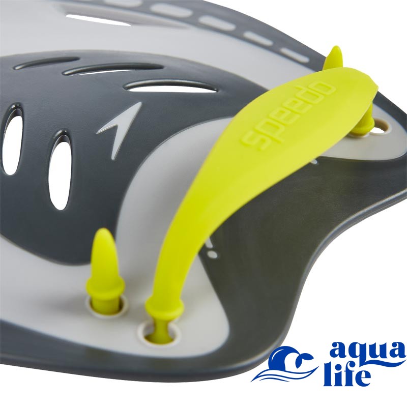 інвентар Лопатки для плавания Speedo Power Paddles Oxid Grey/Lime Speedo зображення 448 2