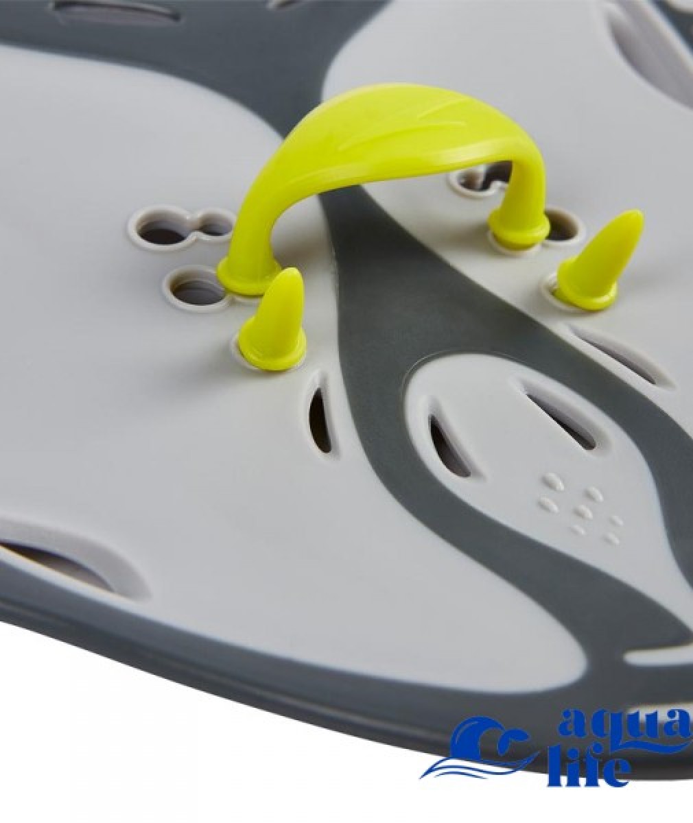 інвентар Лопатки для плавания Speedo Power Paddles Oxid Grey/Lime Speedo зображення 448 3