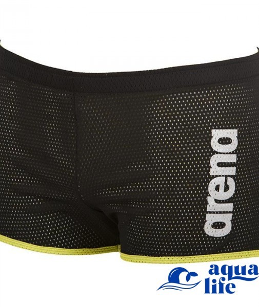 інвентар Arena шорты - драги Arena Square Cut Drag Shorts Black/Green 475