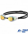 очки для плавания Air-Speed Mirror - Yellow Copper-White Arena картинка 1