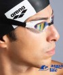 очки для плавания Air-Speed Mirror - Yellow Copper-White Arena картинка 2