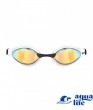очки для плавания Air-Speed Mirror - Yellow Copper-White Arena картинка 6