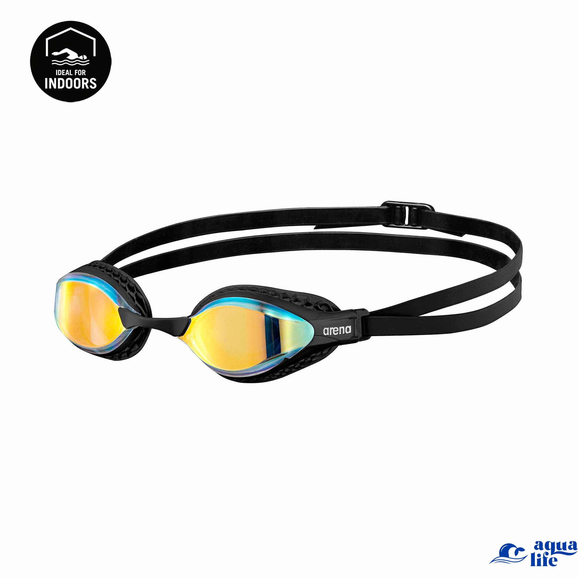 окуляри для плавання Air-Speed Mirror - Yellow Copper-Black Arena зображення 793 1