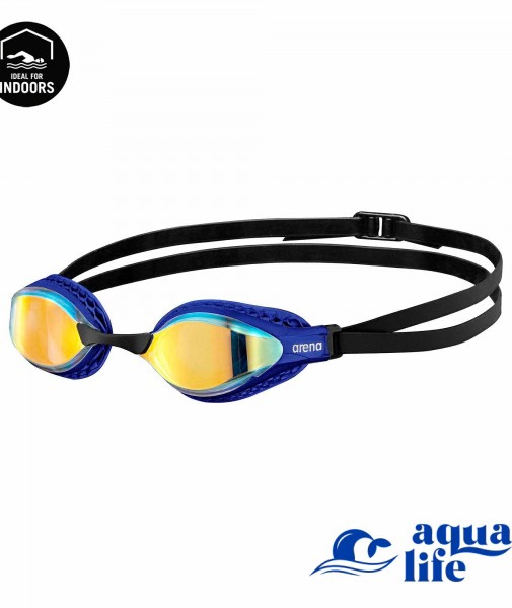 очки для плавания Air-Speed Mirror - Yellow Copper-Blue Arena картинка 794 1
