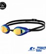 очки для плавания Air-Speed Mirror - Yellow Copper-Blue Arena картинка 1
