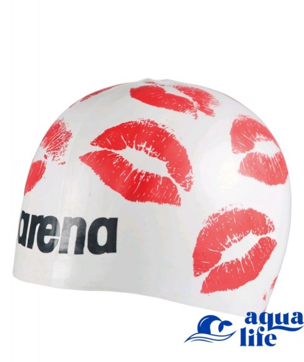 шапочка Poolish Moulded - Kisses White-red Arena зображення 801 1